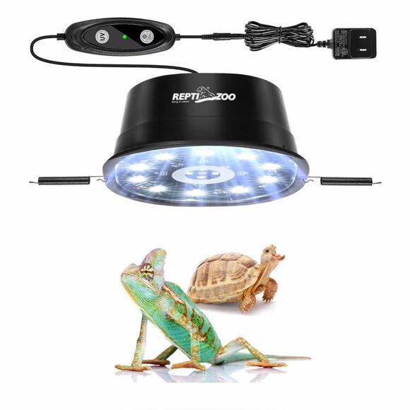 NIB REPTI ZOO UVB Reptile Light with Dimming | Reptile Habitat Lamp - Picture 1 of 7